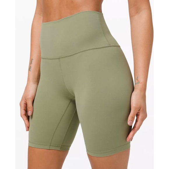 lululemon athletica Pants - lululemon rosemary green 8” align biker shorts 14